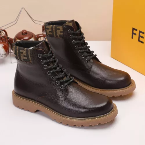 Replica Fendi Fashion Boots For Men #1273986 $88.00 USD for Wholesale