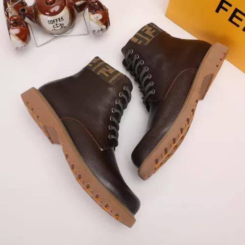 Replica Fendi Fashion Boots For Men #1273986 $88.00 USD for Wholesale