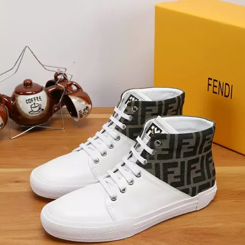 Fendi High Tops Casual Shoes For Men #1274033 $76.00 USD, Wholesale Replica Fendi High Tops Casual Shoes