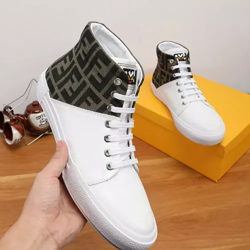 Replica Fendi High Tops Casual Shoes For Men #1274033 $76.00 USD for Wholesale