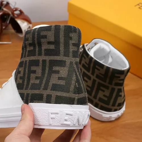 Replica Fendi High Tops Casual Shoes For Men #1274033 $76.00 USD for Wholesale