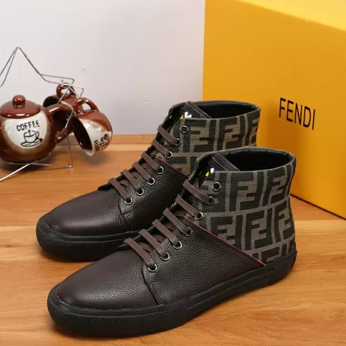 Fendi High Tops Casual Shoes For Men #1274034 $76.00 USD, Wholesale Replica Fendi High Tops Casual Shoes