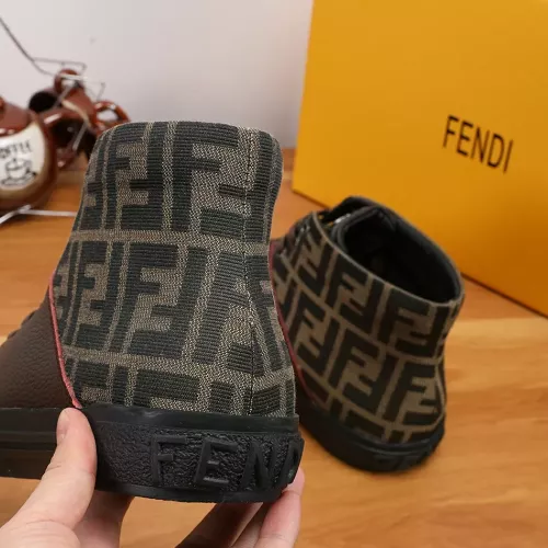 Replica Fendi High Tops Casual Shoes For Men #1274034 $76.00 USD for Wholesale