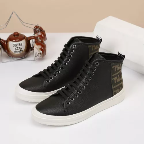 Fendi High Tops Casual Shoes For Men #1274037 $76.00 USD, Wholesale Replica Fendi High Tops Casual Shoes