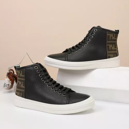 Replica Fendi High Tops Casual Shoes For Men #1274037 $76.00 USD for Wholesale