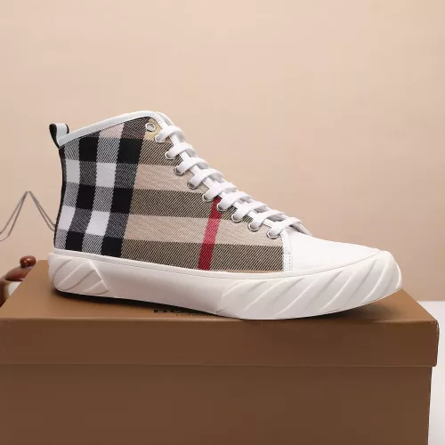 Replica Burberry High Tops Shoes For Men #1274061 $72.00 USD for Wholesale