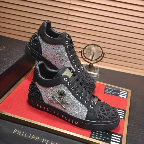 Replica Philipp Plein PP High Tops Shoes For Men #1274103 $88.00 USD for Wholesale