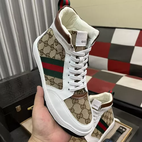 Replica Gucci High Tops Shoes For Men #1274143 $80.00 USD for Wholesale