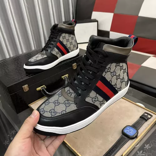 Gucci High Tops Shoes For Men #1274148 $80.00 USD, Wholesale Replica Gucci High Tops Shoes