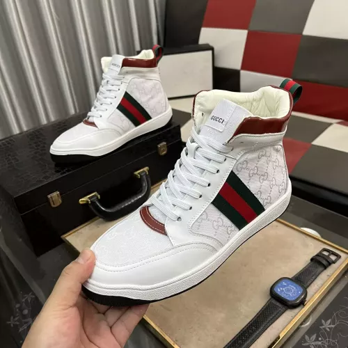 Gucci High Tops Shoes For Men #1274149 $80.00 USD, Wholesale Replica Gucci High Tops Shoes