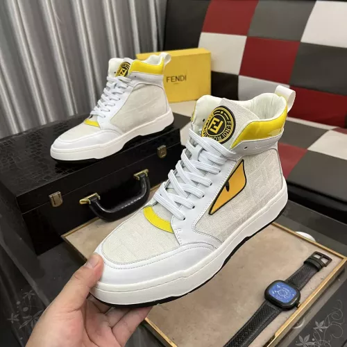 Fendi High Tops Casual Shoes For Men #1274151 $80.00 USD, Wholesale Replica Fendi High Tops Casual Shoes