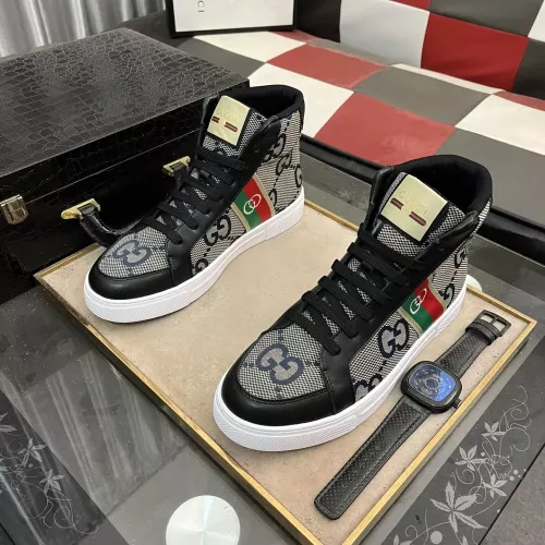 Replica Gucci High Tops Shoes For Men #1274193 $80.00 USD for Wholesale