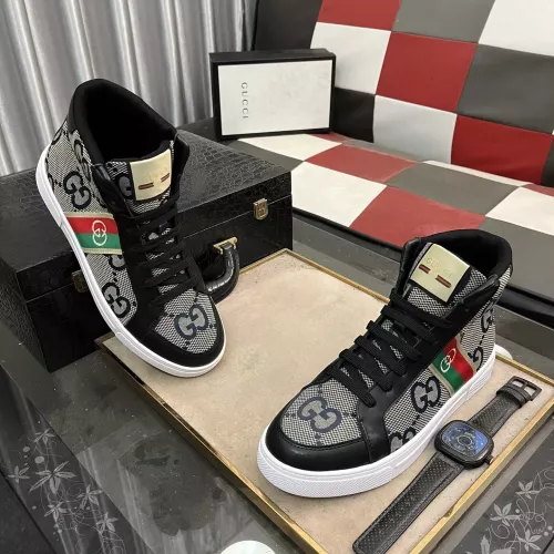 Replica Gucci High Tops Shoes For Men #1274193 $80.00 USD for Wholesale