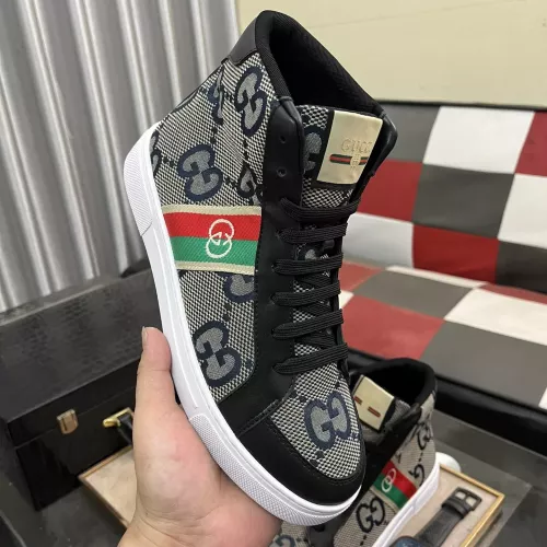 Replica Gucci High Tops Shoes For Men #1274193 $80.00 USD for Wholesale