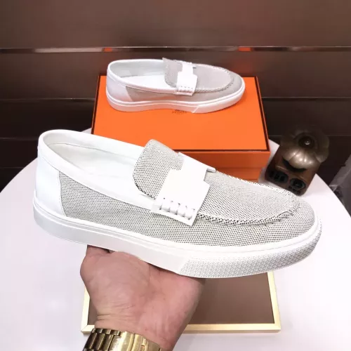 Replica Hermes Casual Shoes For Men #1274195 $98.00 USD for Wholesale