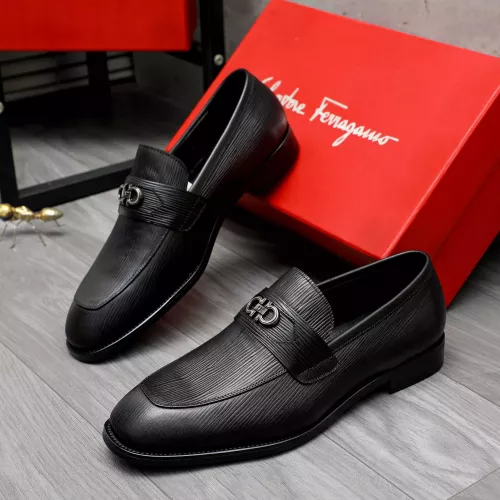 Salvatore Ferragamo Leather Shoes For Men #1274218 $82.00 USD, Wholesale Replica Salvatore Ferragamo Leather Shoes