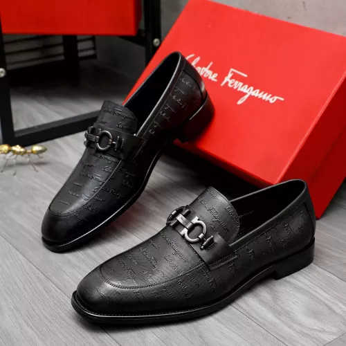 Salvatore Ferragamo Leather Shoes For Men #1274219 $82.00 USD, Wholesale Replica Salvatore Ferragamo Leather Shoes