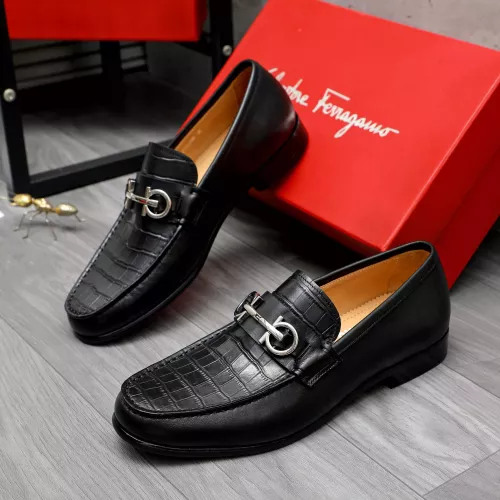 Salvatore Ferragamo Leather Shoes For Men #1274222 $88.00 USD, Wholesale Replica Salvatore Ferragamo Leather Shoes