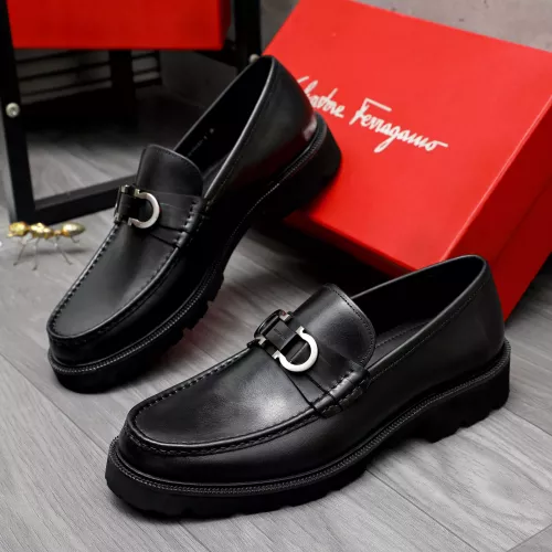 Salvatore Ferragamo Leather Shoes For Men #1274223 $88.00 USD, Wholesale Replica Salvatore Ferragamo Leather Shoes