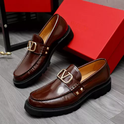 Valentino Leather Shoes For Men #1274224 $96.00 USD, Wholesale Replica Valentino Leather Shoes