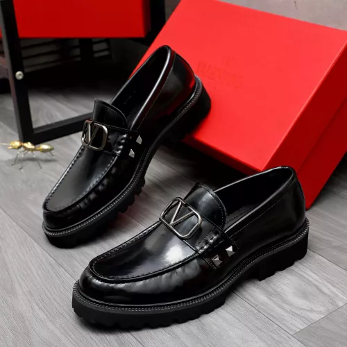 Valentino Leather Shoes For Men #1274225 $96.00 USD, Wholesale Replica Valentino Leather Shoes