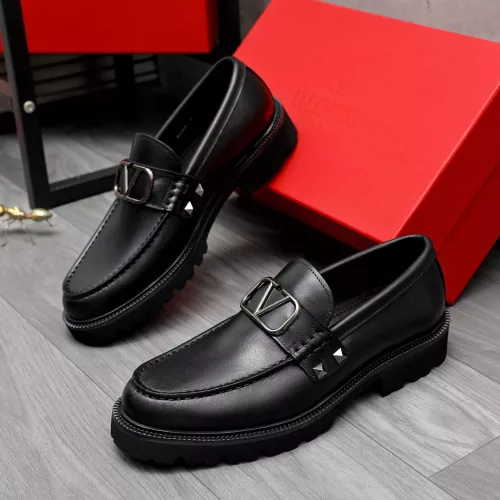 Valentino Leather Shoes For Men #1274226 $96.00 USD, Wholesale Replica Valentino Leather Shoes