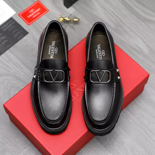 Replica Valentino Leather Shoes For Men #1274226 $96.00 USD for Wholesale