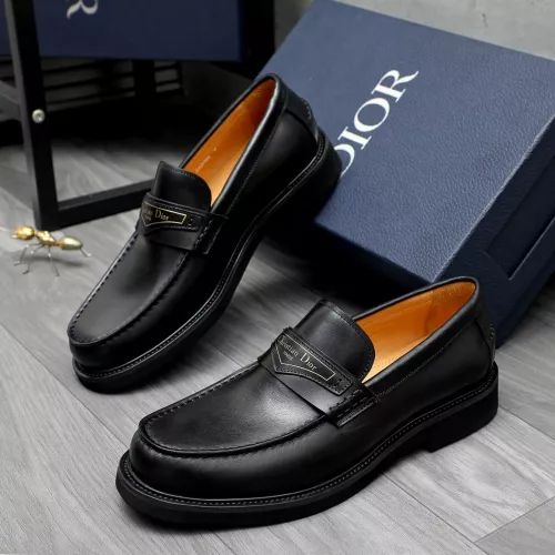 Christian Dior Leather Shoes For Men #1274228 $88.00 USD, Wholesale Replica Christian Dior Leather Shoes