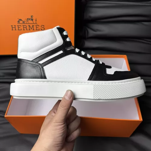 Replica Hermes High Tops Shoes For Men #1274235 $82.00 USD for Wholesale