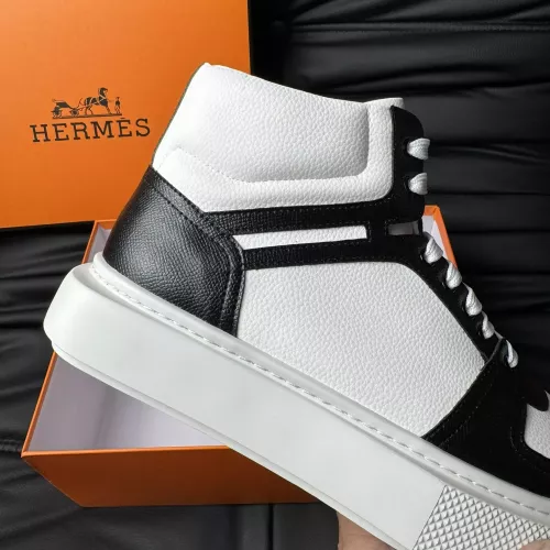 Replica Hermes High Tops Shoes For Men #1274235 $82.00 USD for Wholesale