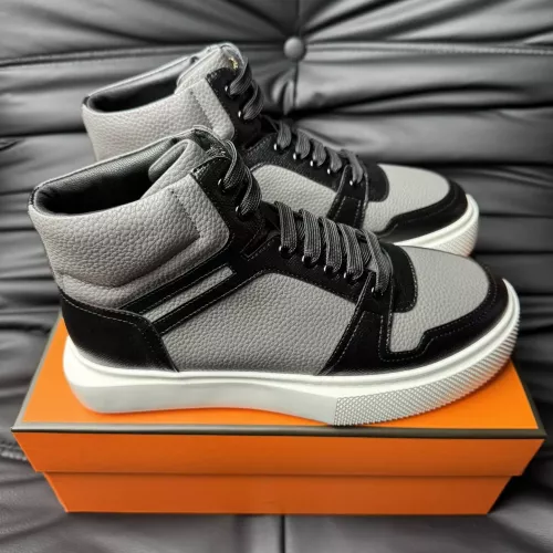 Hermes High Tops Shoes For Men #1274237 $82.00 USD, Wholesale Replica Hermes High Tops Shoes