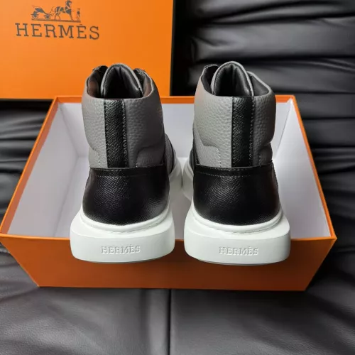 Replica Hermes High Tops Shoes For Men #1274237 $82.00 USD for Wholesale