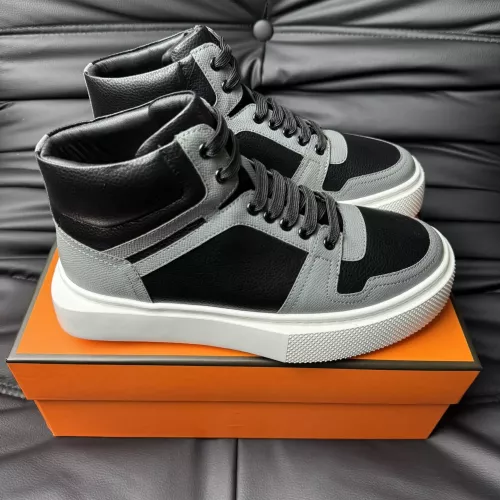 Hermes High Tops Shoes For Men #1274238 $82.00 USD, Wholesale Replica Hermes High Tops Shoes