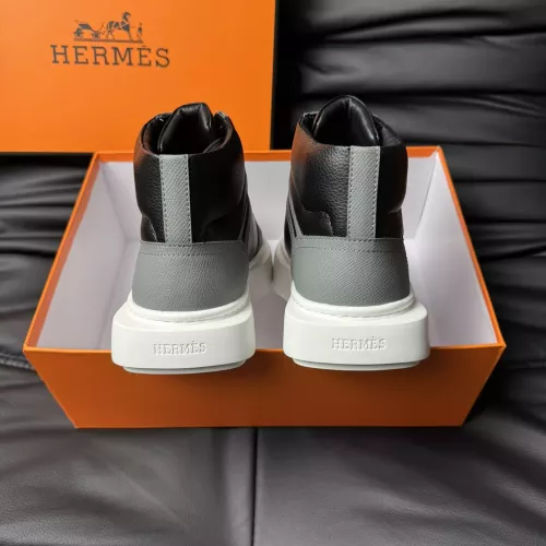 Replica Hermes High Tops Shoes For Men #1274238 $82.00 USD for Wholesale