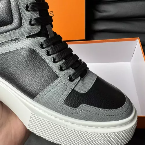 Replica Hermes High Tops Shoes For Men #1274238 $82.00 USD for Wholesale