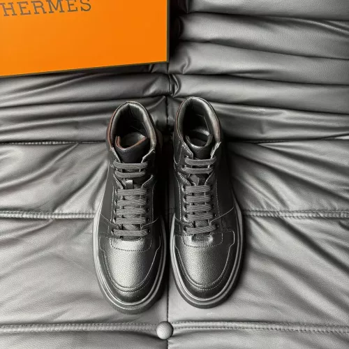 Replica Hermes High Tops Shoes For Men #1274239 $82.00 USD for Wholesale