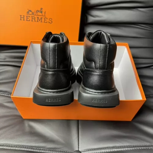 Replica Hermes High Tops Shoes For Men #1274239 $82.00 USD for Wholesale