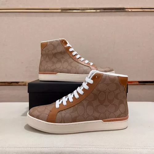 Coach High Tops Shoes For Men #1274261 $82.00 USD, Wholesale Replica Coach High Tops Shoes