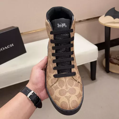 Replica Coach High Tops Shoes For Men #1274262 $82.00 USD for Wholesale