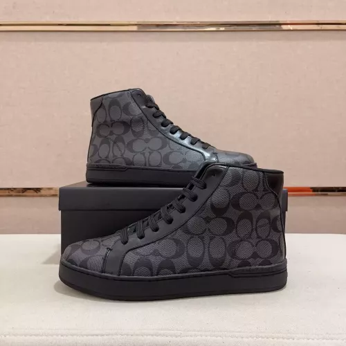 Coach High Tops Shoes For Men #1274263 $82.00 USD, Wholesale Replica Coach High Tops Shoes