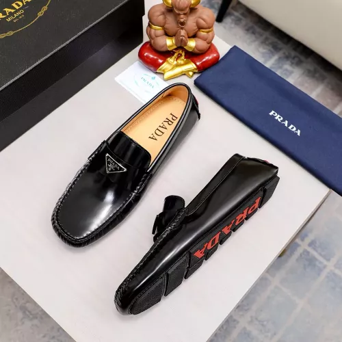 Prada Leather Shoes For Men #1274265 $72.00 USD, Wholesale Replica Prada Leather Shoes