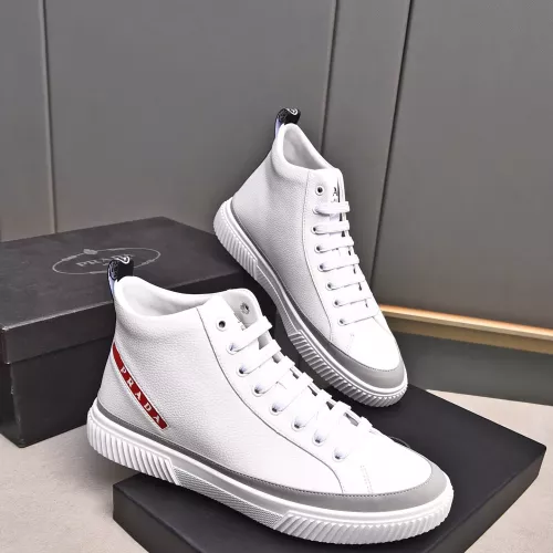 Replica Prada High Top Shoes For Men #1274294 $82.00 USD for Wholesale