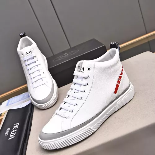 Replica Prada High Top Shoes For Men #1274294 $82.00 USD for Wholesale