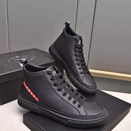 Replica Prada High Top Shoes For Men #1274296 $82.00 USD for Wholesale