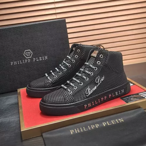 Philipp Plein PP High Tops Shoes For Men #1274327 $85.00 USD, Wholesale Replica Philipp Plein PP High Tops Shoes