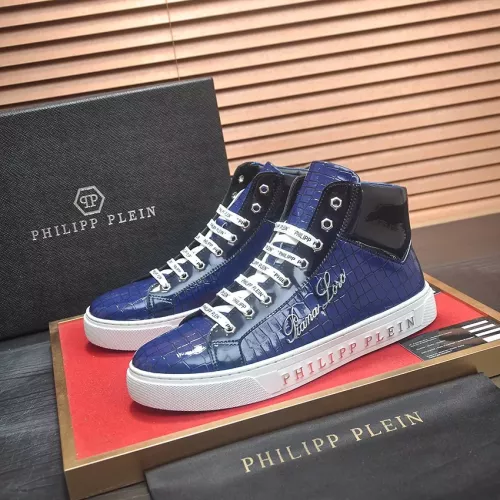 Philipp Plein PP High Tops Shoes For Men #1274329 $85.00 USD, Wholesale Replica Philipp Plein PP High Tops Shoes