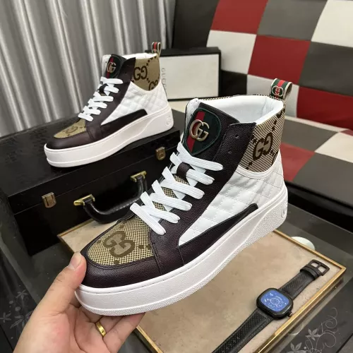 Gucci High Tops Shoes For Men #1274351 $80.00 USD, Wholesale Replica Gucci High Tops Shoes