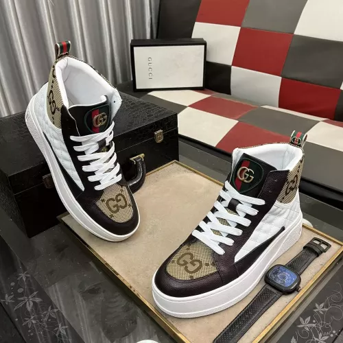 Replica Gucci High Tops Shoes For Men #1274351 $80.00 USD for Wholesale