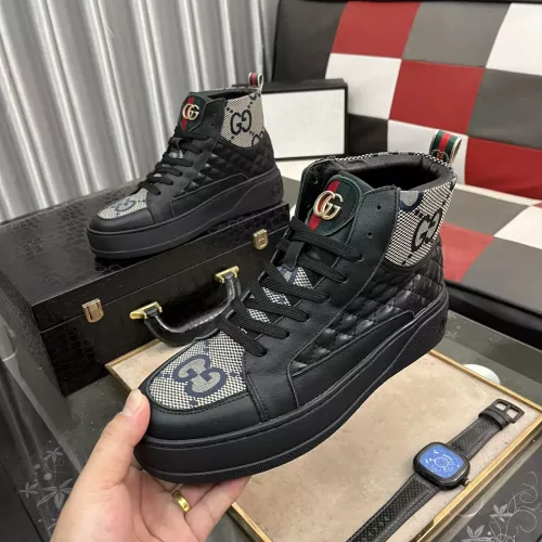 Gucci High Tops Shoes For Men #1274352 $80.00 USD, Wholesale Replica Gucci High Tops Shoes