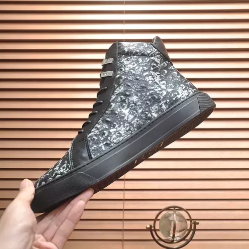 Replica Philipp Plein PP High Tops Shoes For Men #1274372 $88.00 USD for Wholesale